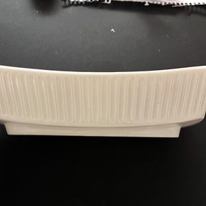 Lenox Rectangle Ribbed Fine Bone China Large Porcelain  Serving Tray Bread Dish